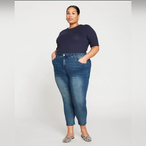 Universal Standard Denim - UNIVERSAL Standard Women's size 16 High Rise Skinny Stretch Jean Dark Wash